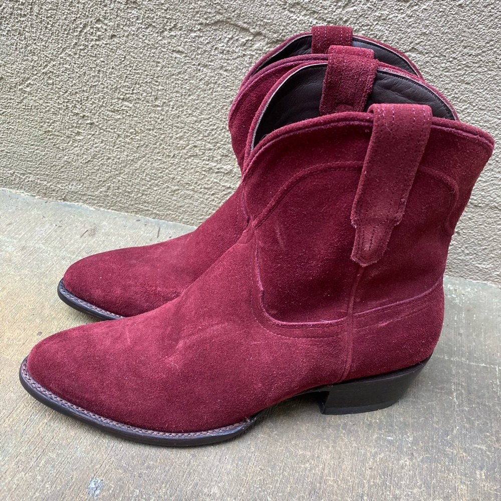 Tecovas Lucy Maroon Size 11
